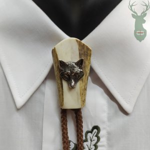 Poľovnícka kravata Bolo - Líška hnedá