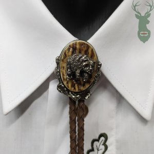 Poľovnícka kravata Bolo - Exclusive Medveď II