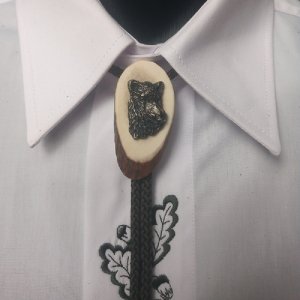 Poľovnícka kravata Bolo - Diviak-IV