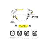 Mechanix Tactical strelecké okuliare Type-N - Clear Frame