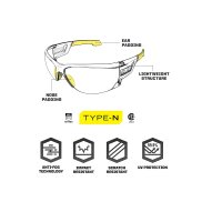 Mechanix Tactical strelecké okuliare Type-N - Amber Frame