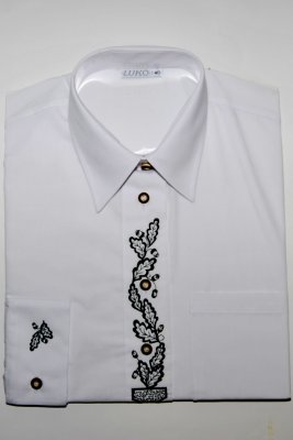 LUKO pánska obleková košeľa s výšivkou 072242 (38-45)