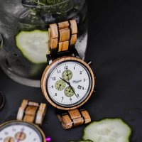 Gin Cucumber drevené hodinky