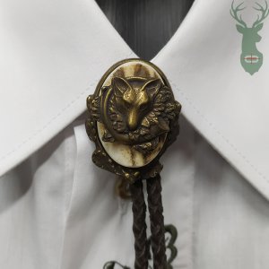 Poľovnícka kravata Bolo - Exclusive Vlk