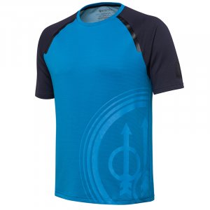 Roundneck Logo tričko - Blue Excell