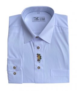 LUKO pánska obleková košeľa s výšivkou 11213.3