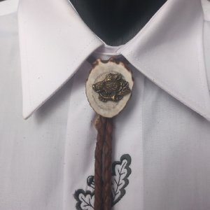 Poľovnícka kravata Bolo - Exclusive Diviak V