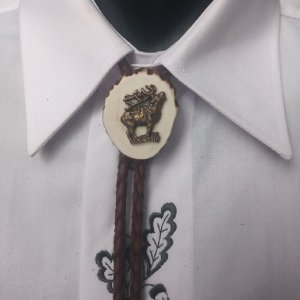 Poľovnícka kravata Bolo - Exclusive Jeleň XI