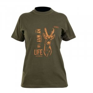 BRANDED T-SHIRT Roe Deer - Srnec dámske tričko