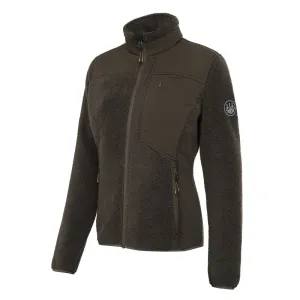 Halifax Sherpa Fleece dámska bunda - Brown Bark