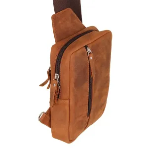 2wolfs PANDA Crossbody taška - Brown