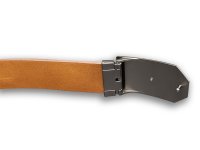 DarKing - Kožený opasok Poľovníci 40mm hnedý-skosená, 110