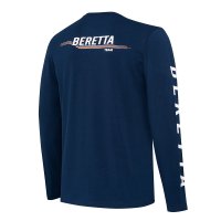 Beretta Team tričko LS - Blue Total Eclipse