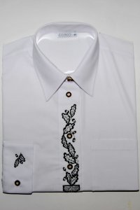 LUKO pánska obleková košeľa s výšivkou 072242